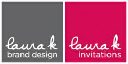 Laura K Brand Design and Custom Wedding Invitations Logos
